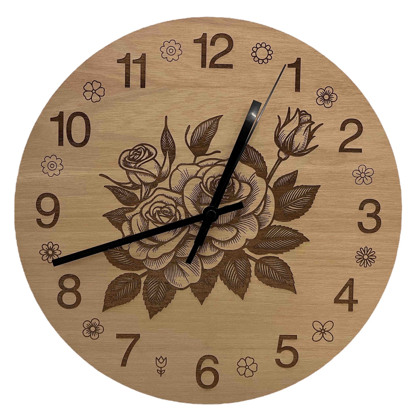 Orologio da parete Floreale
