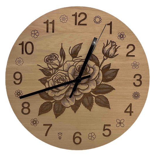 Orologio da parete Floreale