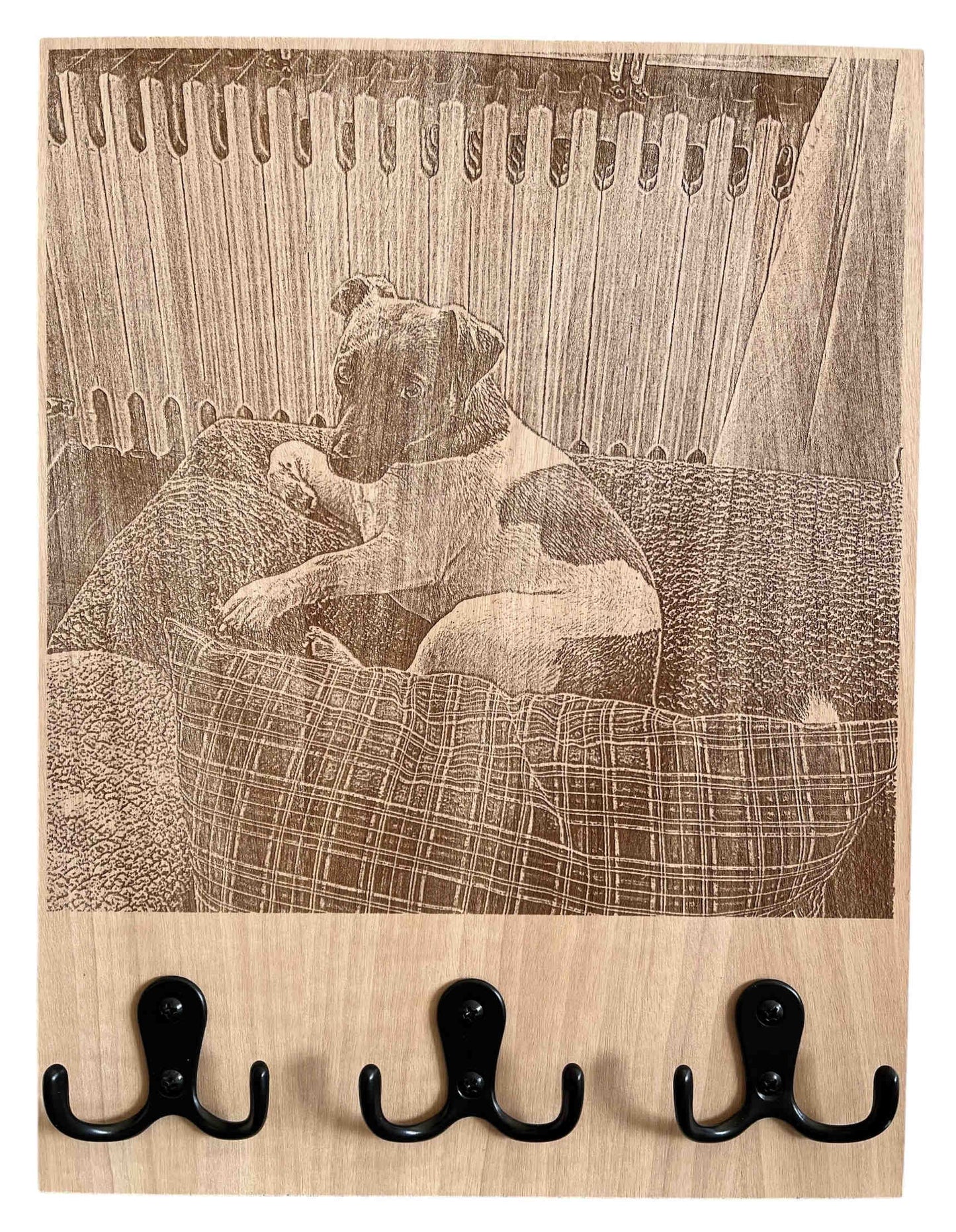 Porta guinzaglio da parete personalizzato