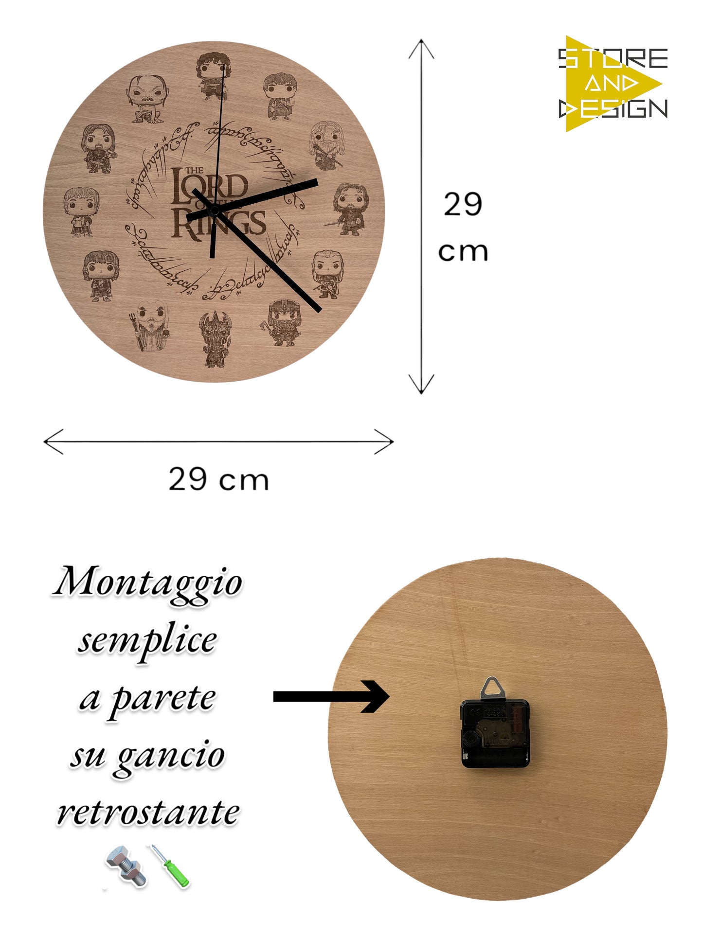 Orologio da parete The Lord of The Rings