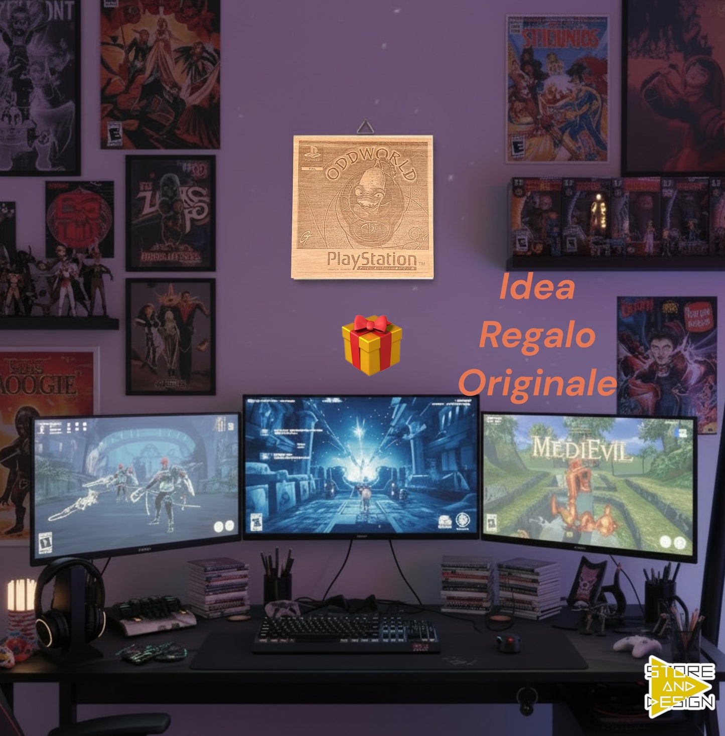 Poster da parete Oddworld Abe